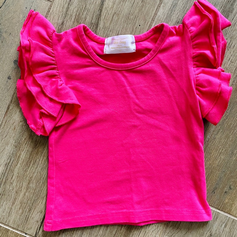 Sew sassy flutter shirt